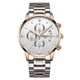thumbnail image 1 of Reloj, Reloj de pulsera casual de negocios de acero inoxidable de cuarzo para hombre Abanopi  Silver, 1 of 2
