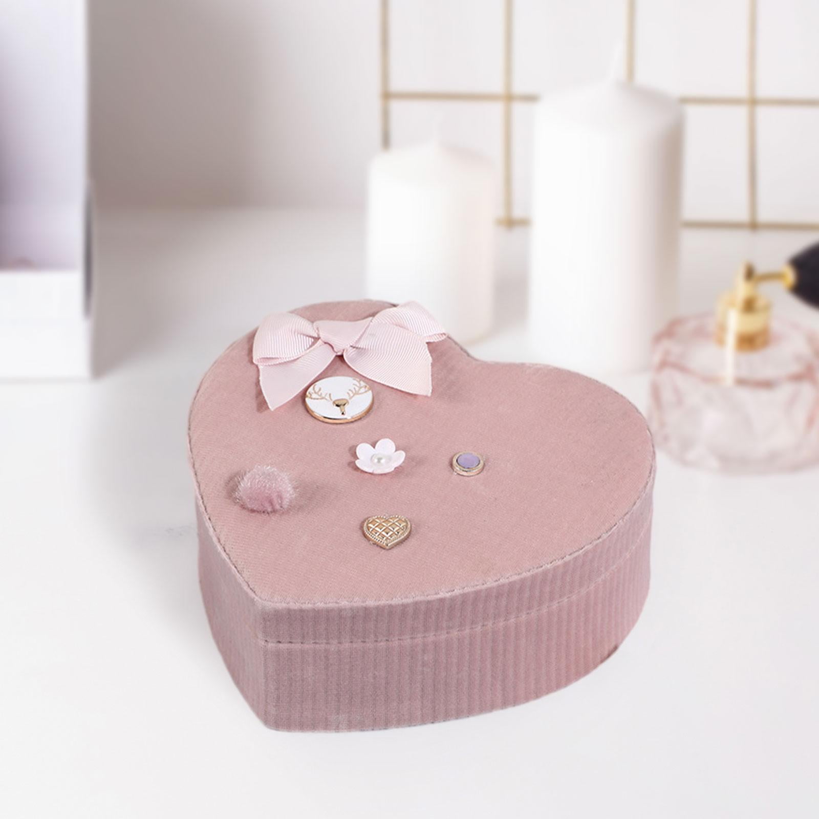 Rushawy 1/6 Miniature Dollhouse Accessories Bedroom Decoration Jewelry Box Organizer for Love Cabinet