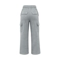 thumbnail image 3 of StSilkitty Cargo Pants for Boys Girls Elastic Waist Straight Leg Sweatpants Athletic Running Hiking Sweat Pants with Pockets, 3 of 8