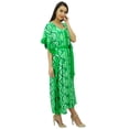 thumbnail image 5 of Bimba Women Long Designer Kimono Maxi Kaftan Caftan Beach Coverup With Belt, 5 of 7