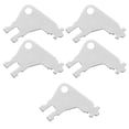 thumbnail image 2 of SHISUYAN 5pcs Universal Paper Towel Dispenser Key Toilet Paper Dispenser Key Replacement with Keyrings, 2 of 9