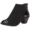 thumbnail image 1 of Sandalia con tacón Easy Street Sunrise para mujer, color negro, talla 7.5 x ancho, 1 of 1
