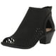 thumbnail image 1 of Sandalia con tacón Easy Street Sunrise para mujer, color negro, talla 7.5 x ancho, 1 of 1
