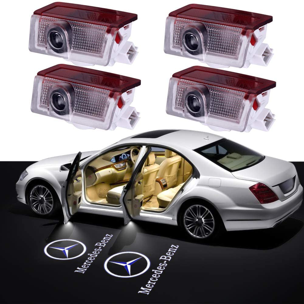 Projecteur de logo de porte Mercedes - Éclairage de porte de véhicule -  Éclairage de