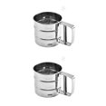 thumbnail image 1 of Bearachild Flour Sieve Cup Stainless Steel Mesh with Pastry Strainer Cake Shaking Tool Bake DIY Sifter Cupcake Handle Sugar Plata 10.5x9.3 cm 2piezas Bearachild CBP105502, 1 of 5