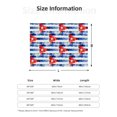 thumbnail image 3 of Cuba Flag Warm Cozy Plush Throw Blanket for Couch Bed Sofa 60"x50", 3 of 7