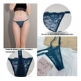 thumbnail image 3 of Paquete 6 Panty Tanga Sexy Encaje Bikini Lenceríaajustable, 3 of 8