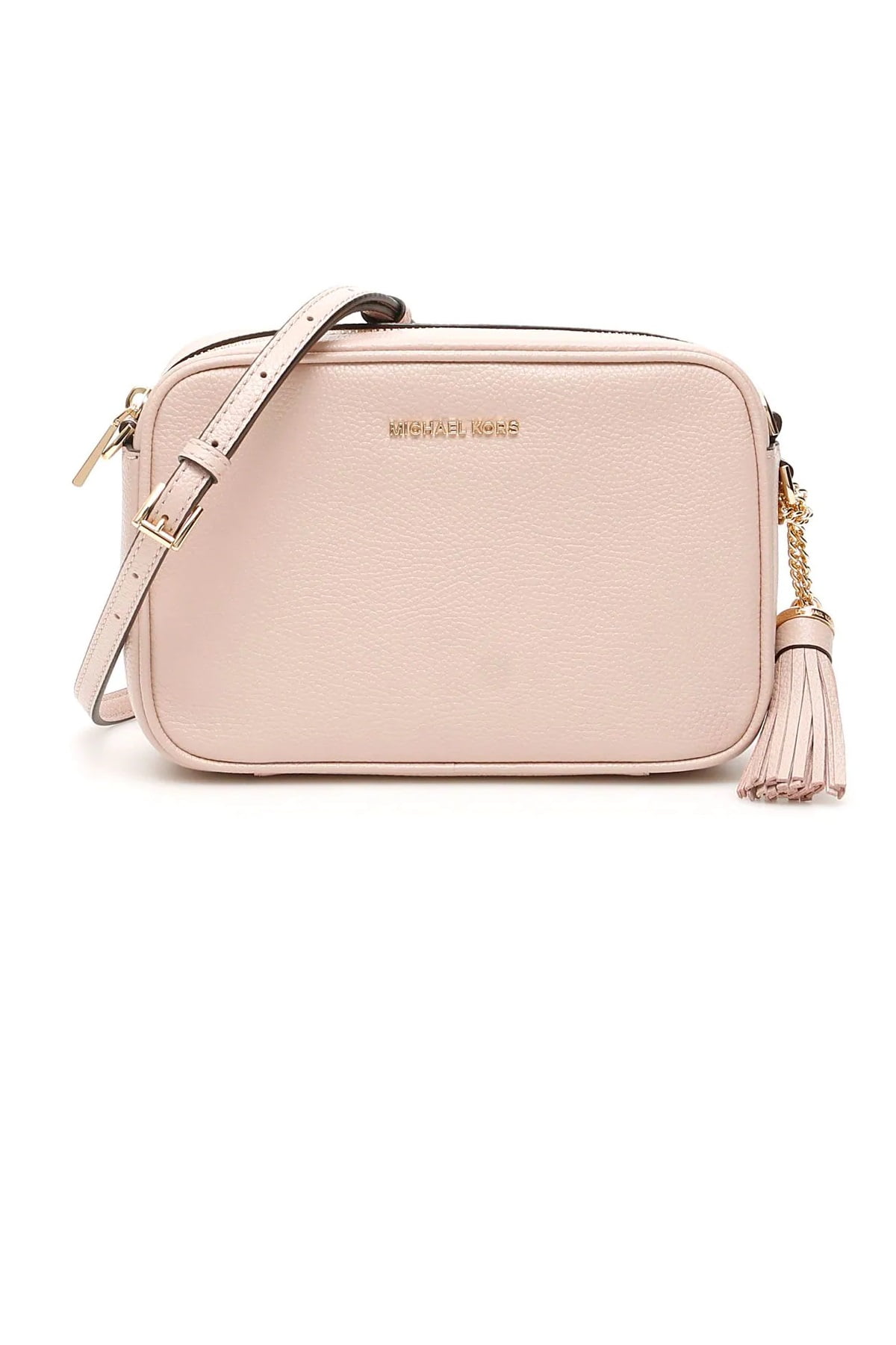 Michael Kors Ginny Ladies Small Soft Pink Leather Crossbody Bag  32F7GGNM8L187 