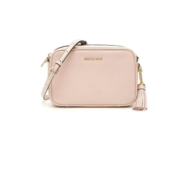 MICHAEL KORS EXPENSIVE PINK LEATHER CROSSBODY 