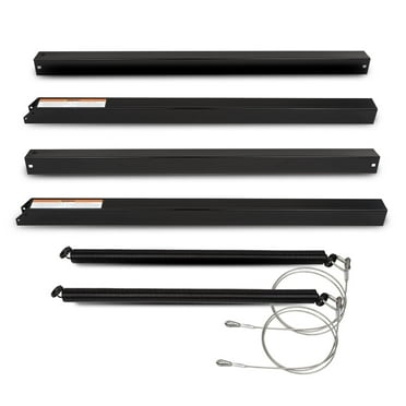 2-Sided Trailer Tailgate Liftgate Ramp Lift Assist System 350 Pounds Black