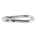thumbnail image 3 of S SERENABLE Climbing 304 Stainless Carabiner Clip Snap Hook Keyring Kit Quick Hitch 8cm, 3 of 9