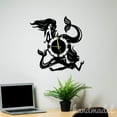 thumbnail image 5 of Handmadetneonsign Mermaid Wall Clock Unique, Text Oversize Wall Clock, Year Date Round Wall Clock 55990, 5 of 5