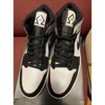 thumbnail image 3 of Ni-k-e Air Jordan 1 Mid SE AJ1 Black White Diamond Shorts DH6933-100 Size 13M/14.5, 3 of 4