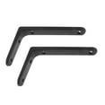 thumbnail image 4 of 2pcs Rustic Wall Mounted Shelf Bracket L Shaped Supporter 10x15cm, 4 of 7