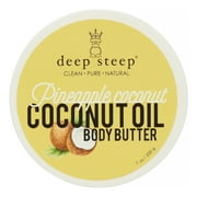 Deep Steep Coconut Oil Body Butter, Coconut Pineapple, 7 Oz