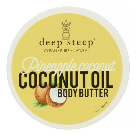 Deep Steep Coconut Oil Body Butter, Coconut Pineapple, 7 Oz