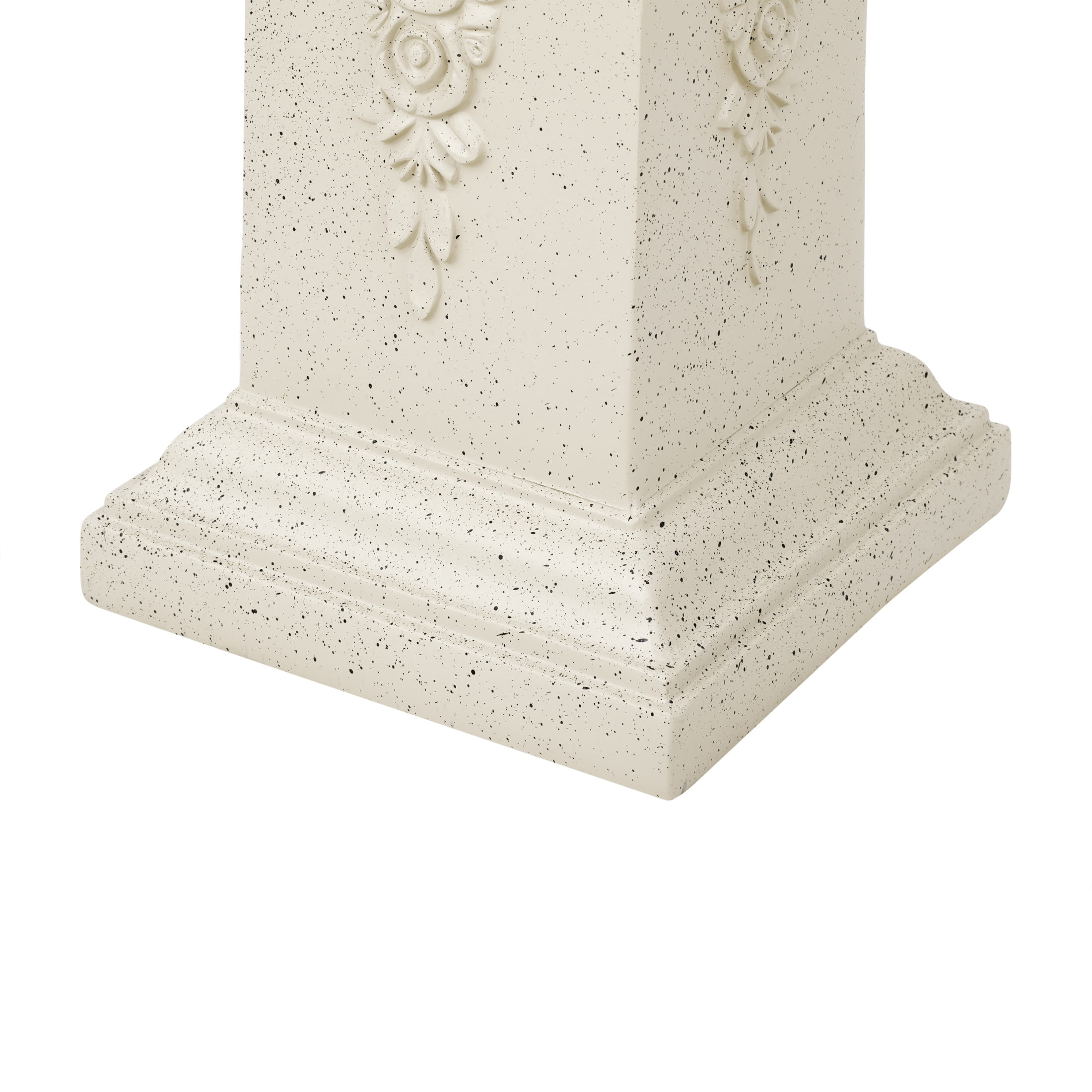 Christopher Knight Home 22.44"H MGO Pedestal Plant Stand, Floral Display Column, Sand