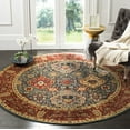 thumbnail image 2 of SAFAVIEH Mahal Napier Oriental Area Rug, Navy/Red, 11' x 11' Round, 2 of 8