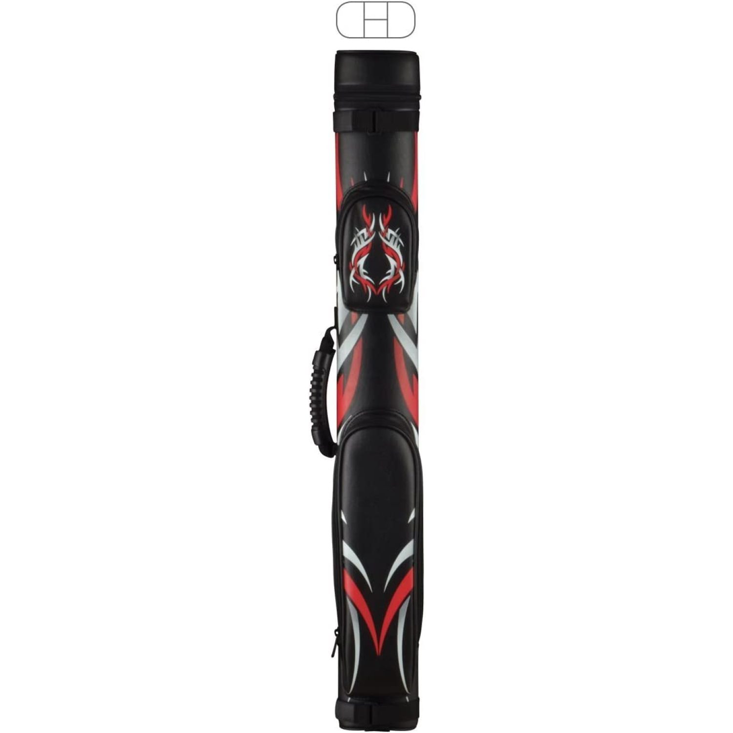 Codllyne 750934 Red Tribal Billiard Pool Cue Case 2x2, Codllyne 750934 Pool Cue Case By Brand