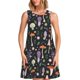 thumbnail image 1 of Balery Mushrooms Vestidos de verano para mujer con estampado: vestido holgado sin mangas, vestido playero informal y cómodo para días calurosos., 1 of 7
