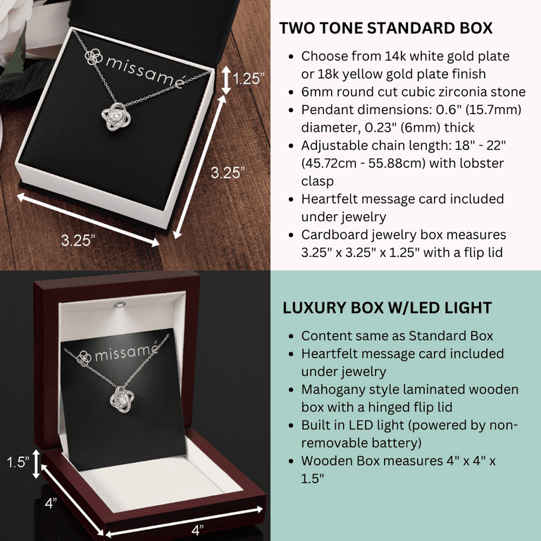 Boyfriend Necklace. Boyfriend Gift Box. Long Distance Relationship Gif –  Custom Cre8tive Designs