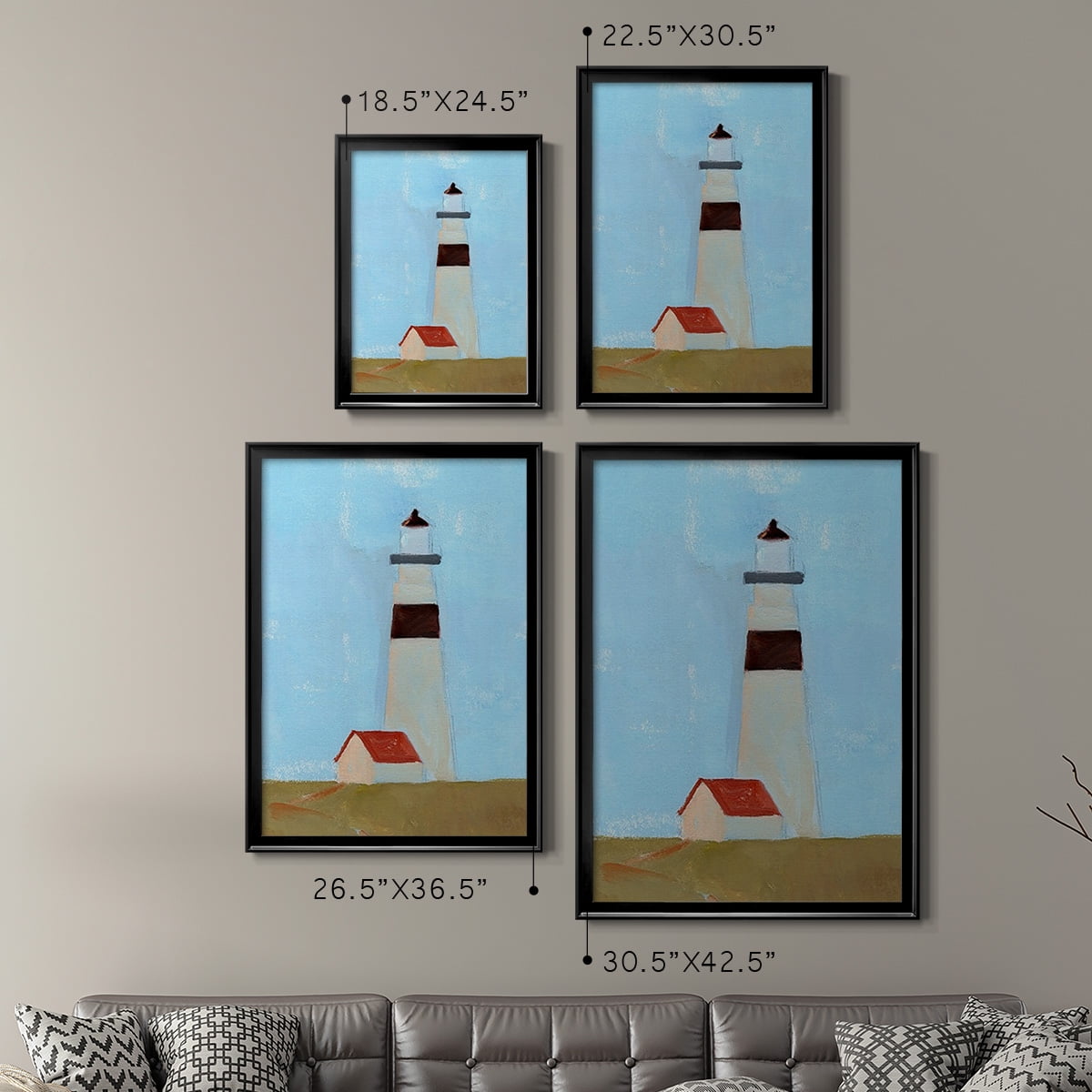 Lookout Point II Premium Framed Print, in Gold, Black, or Silver - Ready to Hang