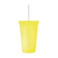thumbnail image 1 of Vaso de plástico con tapa y popote., 1 of 1