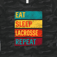 thumbnail image 4 of Inktastic Lacrosse Player Eat Sleep Lacrosse Repeat Women's T-Shirt, 4 of 5