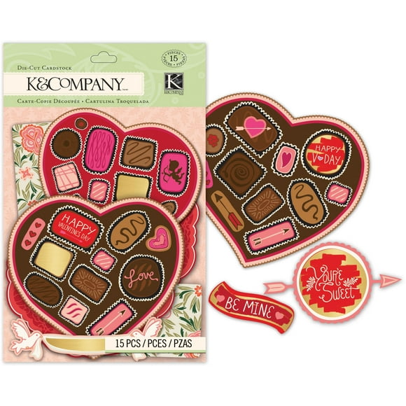 K&Company Scratch-Off Die-Cut Cardstock Cupid