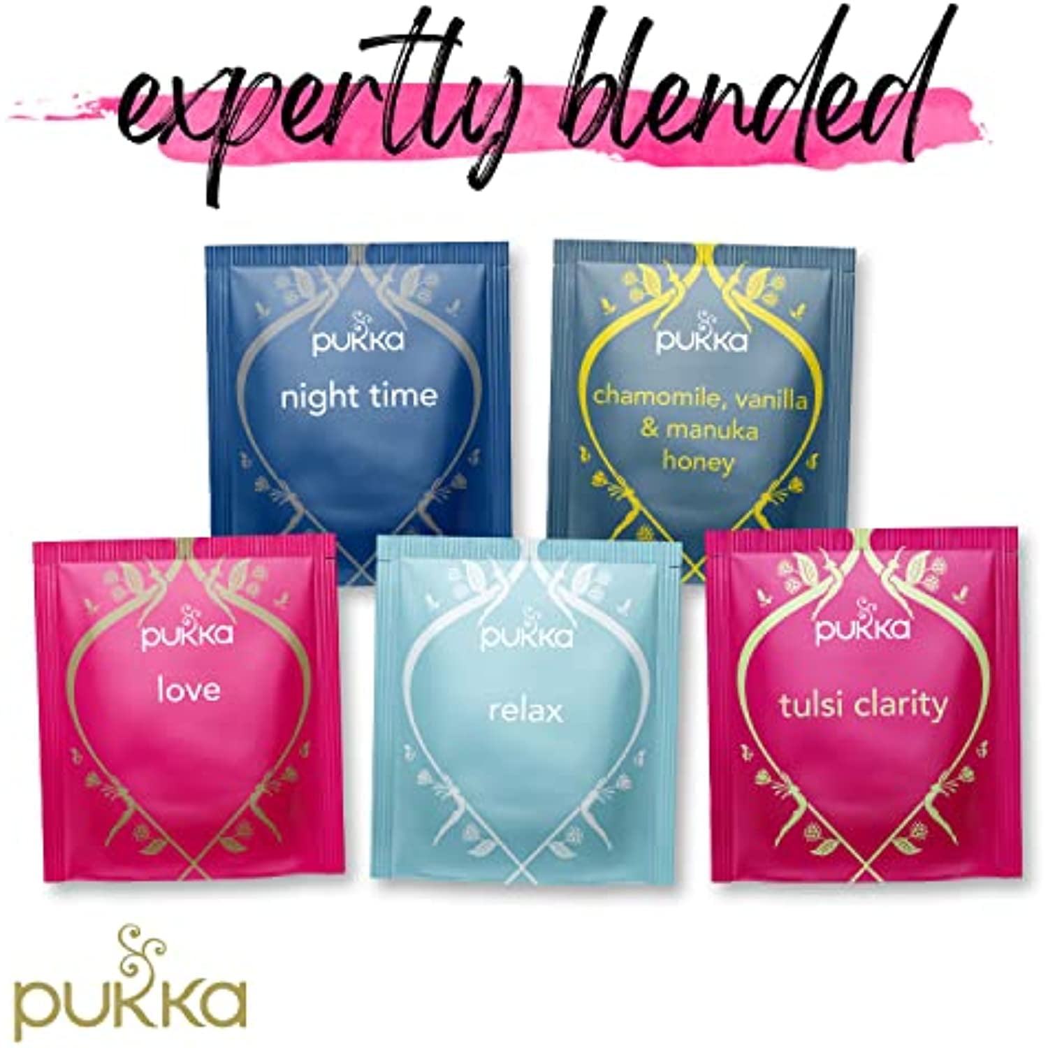 Pukka Herbal Organic Teas Tea Sachets - Choose From 45+ Varieties inc  Selection