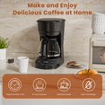 thumbnail image 2 of Cafetera WAA de 5 tazas con temporizador programable, 740 ml, negra, 2 of 8