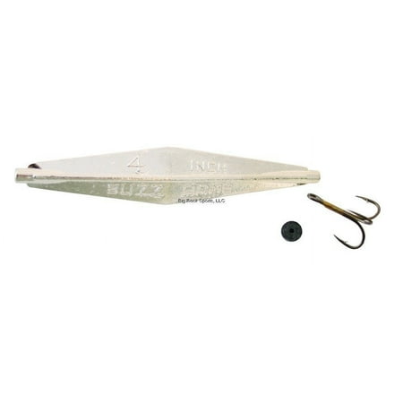 True North Trading Buzz Bomb Sonic Jig Chrome 4-Inch