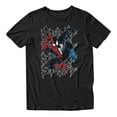 thumbnail image 2 of Marvel Comics Retro Spider-Man Spidey White Webbing Pattern Men's T Shirt (Black, S-XXXL), 2 of 4