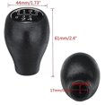 thumbnail image 3 of 5 Speed Manual Car Gear Shift Knob Shifter Lever Stick Silver, 3 of 5