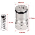 thumbnail image 2 of 2X Keg Post for Cornelius Type Ball Lock Keg Stainless Steel Keg Post with Poppet Keg Post, 2 of 7