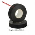 thumbnail image 3 of Automotive Wire Harness Tape 15M Black Flannel Cloth, Heat Resistant Noise Dampening Self Fabric Tape for Car Wiring, Electrical Insulation and Household Repairs, 3 of 8