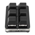 thumbnail image 1 of 6-Key Mechanical Gaming Keyboard Programmable Mini USB Mechanical Keyboard RGB Backlit Hot Swappable Switches with Type C Wired Connection for PC Mac Gaming Office, 1 of 7