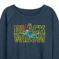 thumbnail image 3 of Marvel - Black Widow Type - Women's French Terry Pullover Sweatshirt, 3 of 5
