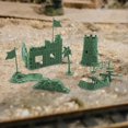 thumbnail image 3 of 13 piezas de la serie Jungle Scene, mesa de arena en miniatura, fondo de batalla en miniatura, colecciones de pasatiempos, proyectos de bricolaje,, 3 of 8