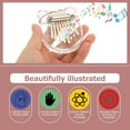 thumbnail image 2 of OUNONA Bear Shape 8 Keys Thumb Piano Kalimba Musical Instrument 1Pcs Clear Glass For Music Practice, 2 of 4