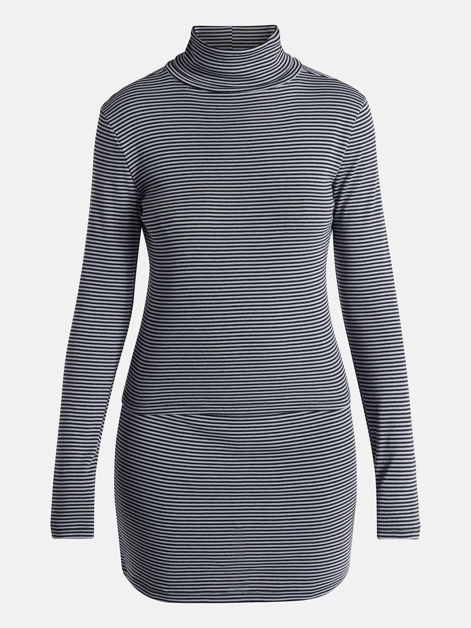 No Boundaries Turtleneck Top and Mini Skirt Set, 2-Piece, Women’s