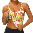 thumbnail image 4 of Lsque Snake Printed Women'S Sports Bra, Compression, Moisture Wicking, High-Impact Sports Bra For Women,Supportive sports bra-Large, 4 of 9