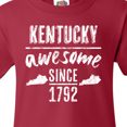 thumbnail image 4 of Inktastic Kentucky is Awesome Since 1792 Youth T-Shirt, 4 of 5