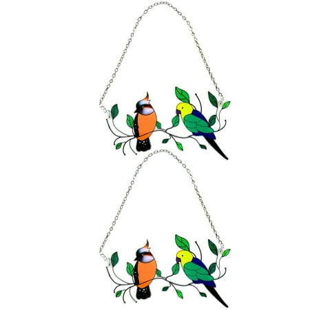 

Virmaxy Discount Bird Series Sculptures Pendant Home Decoration For Patio Yard Decor Creative Gif