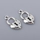 thumbnail image 4 of Paquete De 50 Piezas De Bloqueo en apariencia De Colgantes De Artesanía De La Joyería Del Amor DIY Que Hace Los Accesorios, Aleación De Plata Antigua Fernando Colgante de amor para joyas de bricolaje, 4 of 8