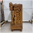 thumbnail image 2 of Wooden Temple, Large Home Temple, Teak Wood Temple, Home Mandir, Pooja Ghar, Handmade Mandir, Indian Handicraft for Puja, Home Decor for Hindu, Mandapam for Worship, Pooja Temple - AtoZ India Cart, 2 of 6