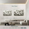 thumbnail image 4 of Elephant Stock Roman Sculpture Wall Art - Horizontal Multi Panel Canvas - Living Room Wall Decor - People Multi Panel - Gray And Beige Decor By Stellar Design Studio - 74" x 48", 4 of 8