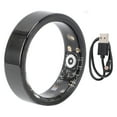 thumbnail image 2 of Smart Ring Health Tracker, R11 Waterproof Fitness Ring with Multi Sport Modes, Up to 7 Days Battery Life, Rechargeable Sleep Tracker Ring for IOS for , Black, 2 of 7