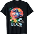 thumbnail image 1 of Disney Lilo And Stitch Live-Action Movie Beach Days Surfing T-Shirt All Size S-5XL, 1 of 4