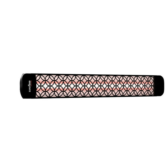 Eurofase Heating - EF60 Decor Plate Fascia Kit - For 6000 Watt Innova Heaters-Black Finish-Clover Decorative Fascia